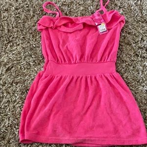 Terry dress size S 6/6x NWT